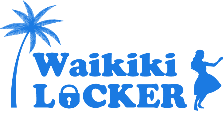 ハワイの荷物預かりサービス「ワイキキロッカー」のロゴ