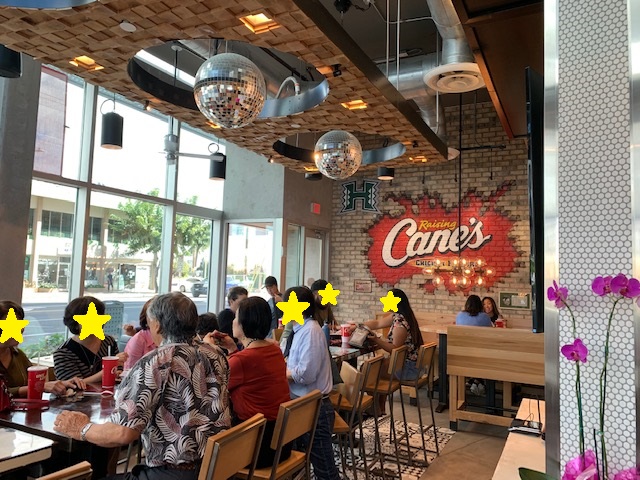 くじら倶楽部のスタッフが行ったRaising Cane’s Chicken Fingers