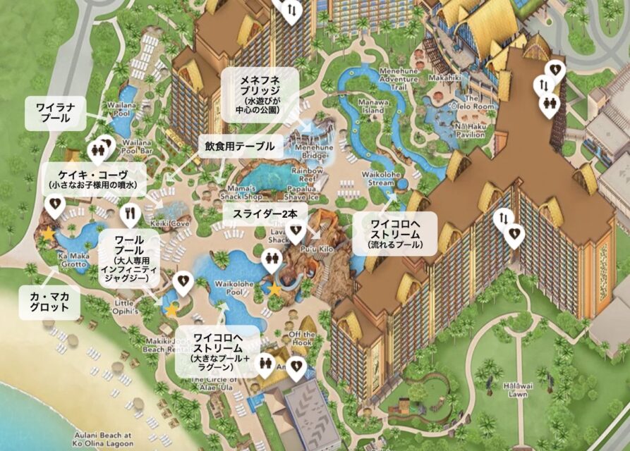  - Aulani Pool Map Japanese 893x640 