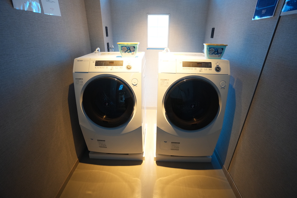 ヒルトン、ザ・ビーチリゾート瀬底の洗濯機（5階と8階）