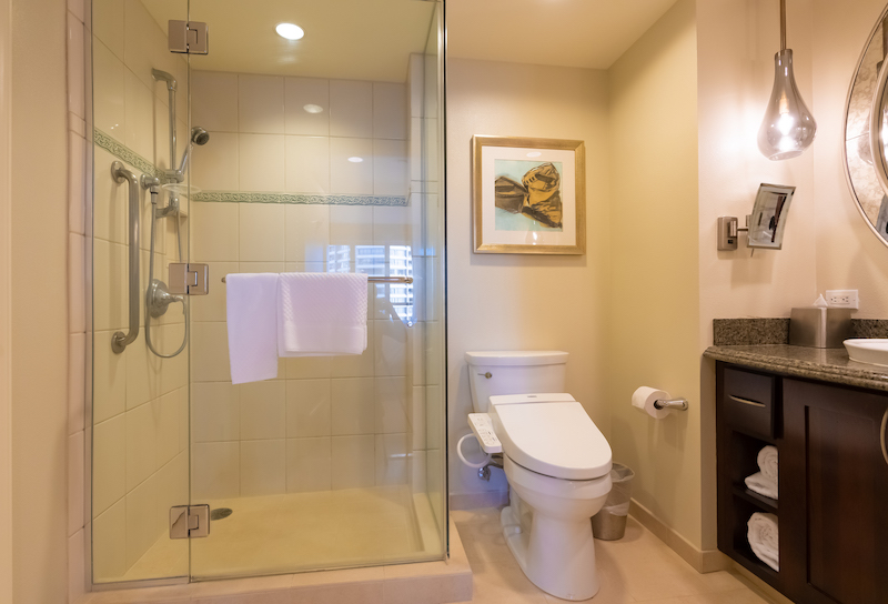 ヒルトン、グランドワイキキアンのウォシュレット